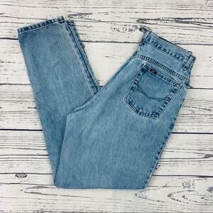 Chic vintage high rise mom jeans classic denim